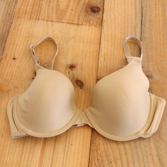 Maidenform Nude One Fab Fit Underwire T-Shirt Bra 07959 Size 34D - Picture 2 of 7